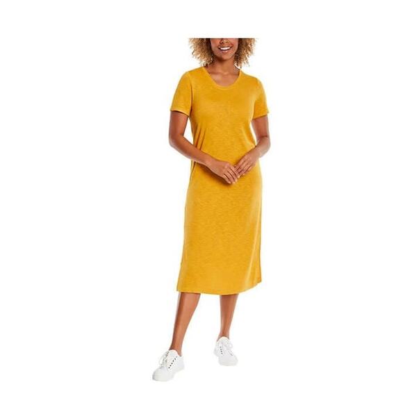 *Jessica Simpson Womens Midi Dress with Slit - Medium - Picture 1 of 3